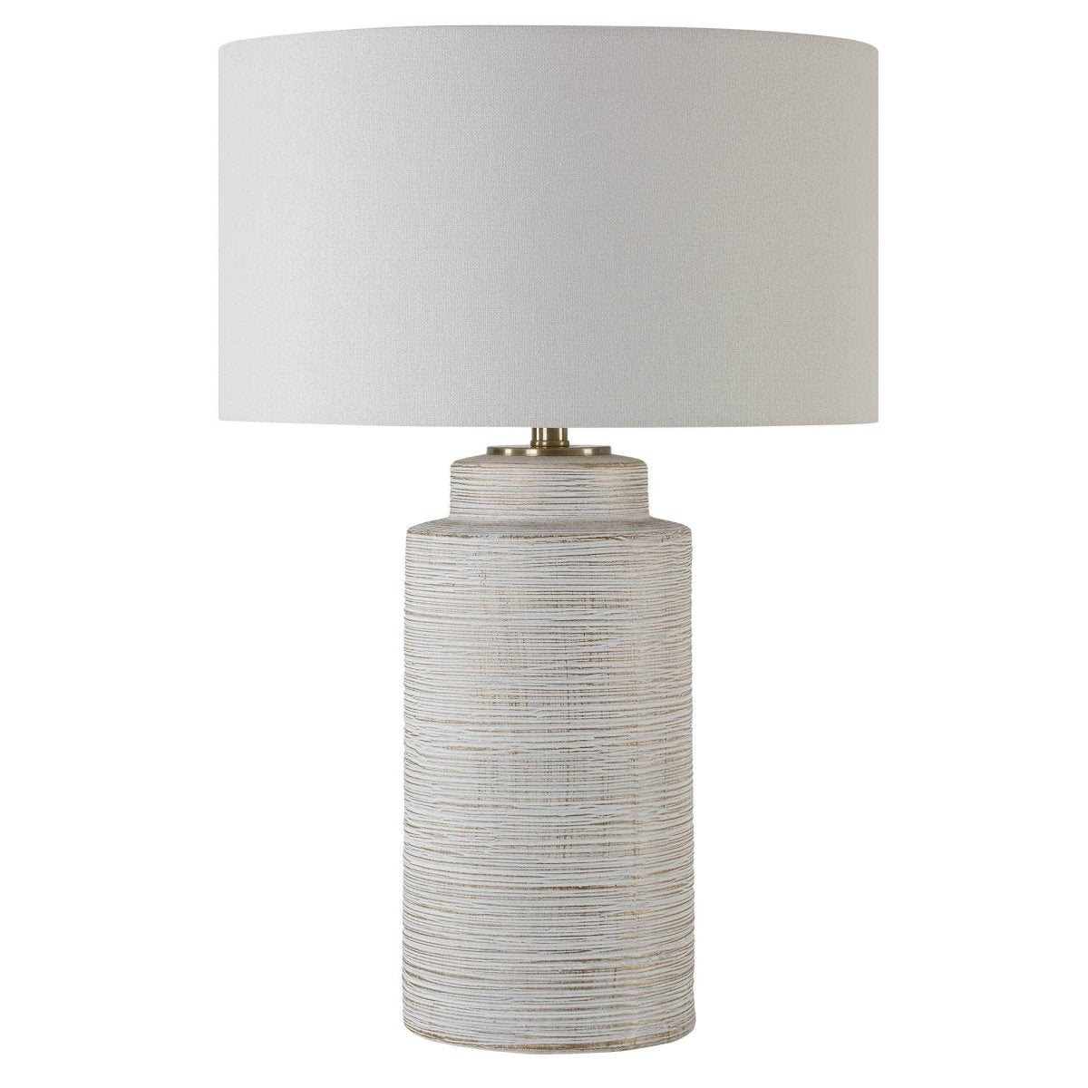 Crimp Ribbed Table Lamp - Uttermost - Table Lamps by Modest Hut