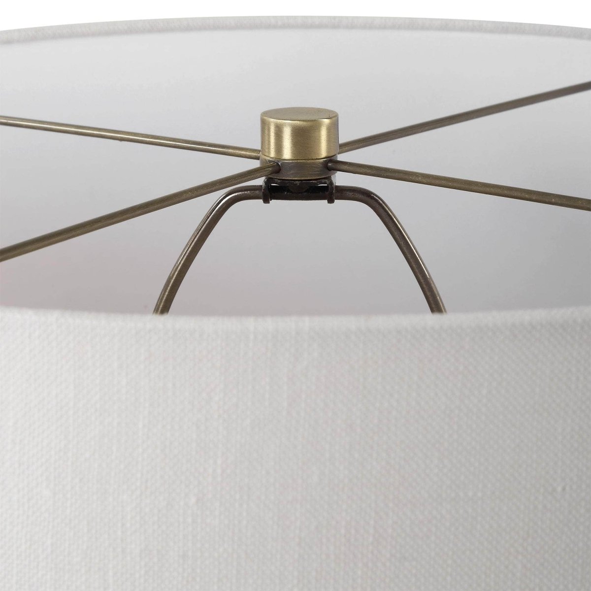 Crimp Ribbed Table Lamp - Uttermost - Table Lamps by Modest Hut