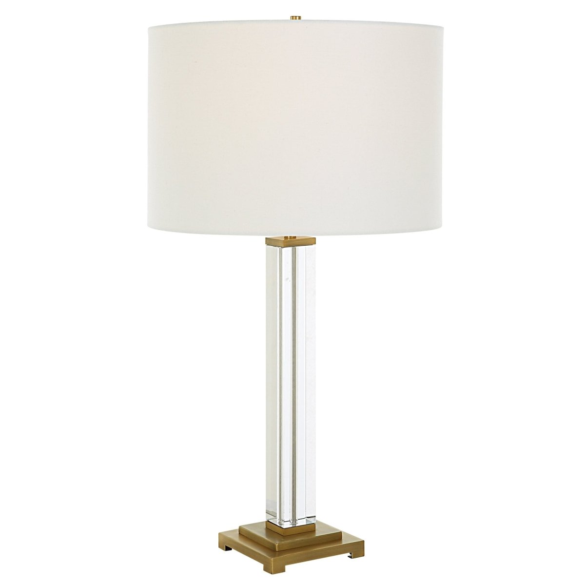 Crystal Column Table Lamp - Uttermost - Table Lamps by Modest Hut