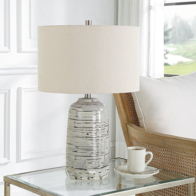 Cyclone Ivory Table Lamp - Uttermost - Table Lamps by Modest Hut