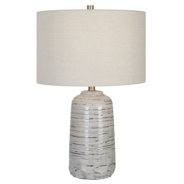 Cyclone Ivory Table Lamp - Uttermost - Table Lamps by Modest Hut