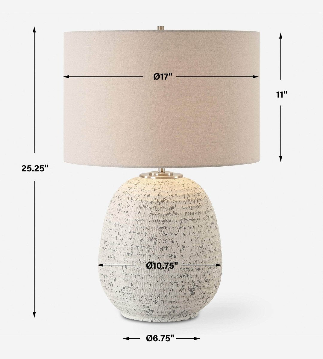 Danala Stone Table Lamp - Uttermost - Table Lamps by Modest Hut