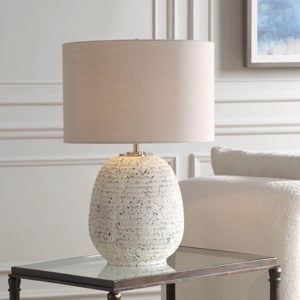 Danala Stone Table Lamp - Uttermost - Table Lamps by Modest Hut