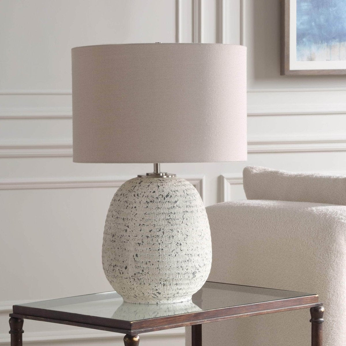 Danala Stone Table Lamp - Uttermost - Table Lamps by Modest Hut