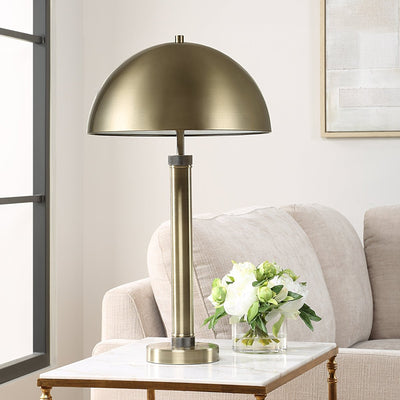 Dark Bronze Table Lamp with Knurling - Uttermost - Table Lamps by Modest Hut