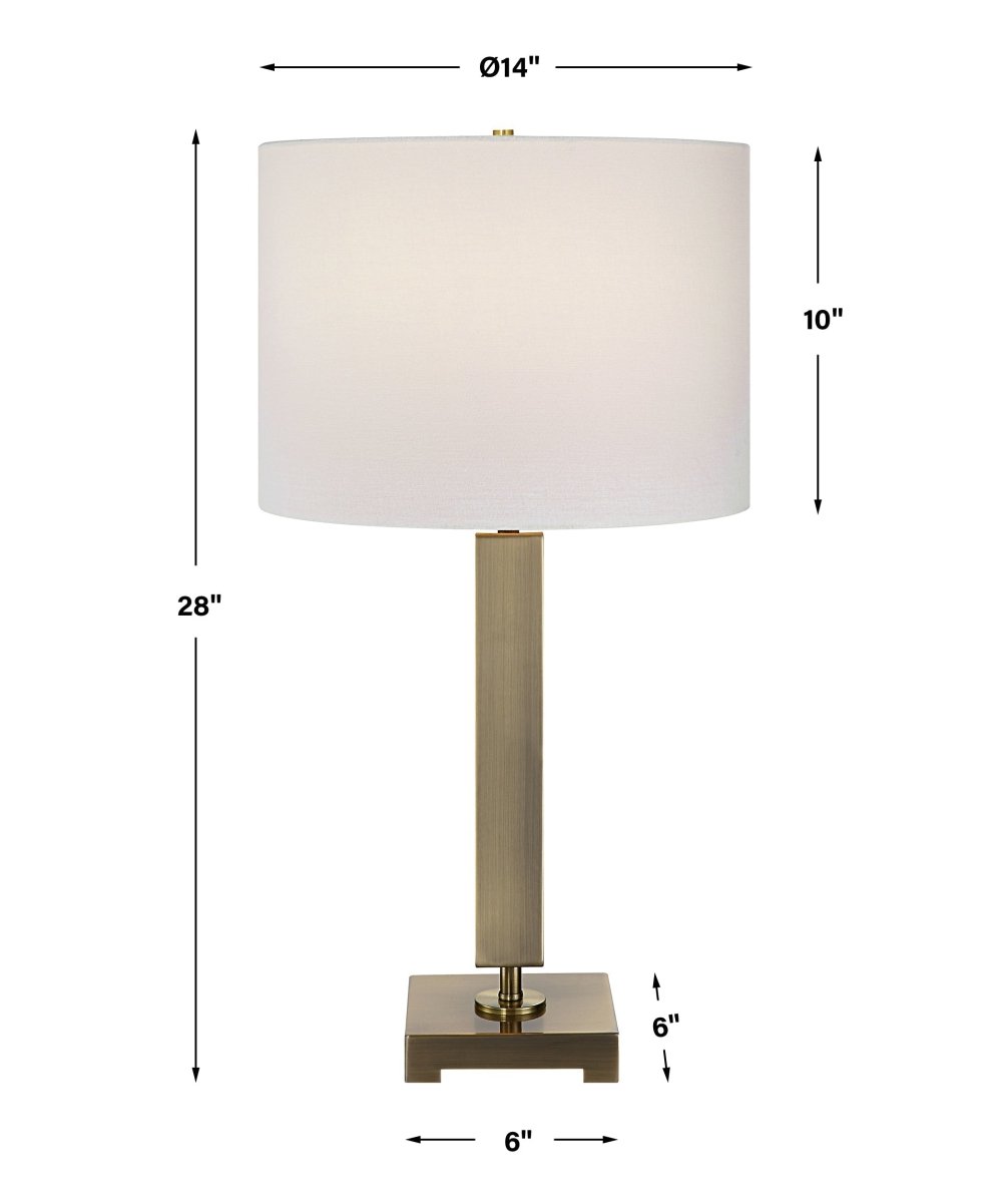 Duomo Brass Table Lamp - Uttermost - Table Lamps by Modest Hut