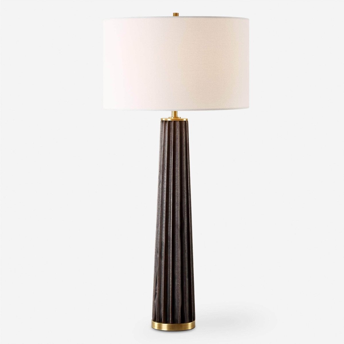 Forage Dark Scalloped Table Lamp - Uttermost - Table Lamps by Modest Hut