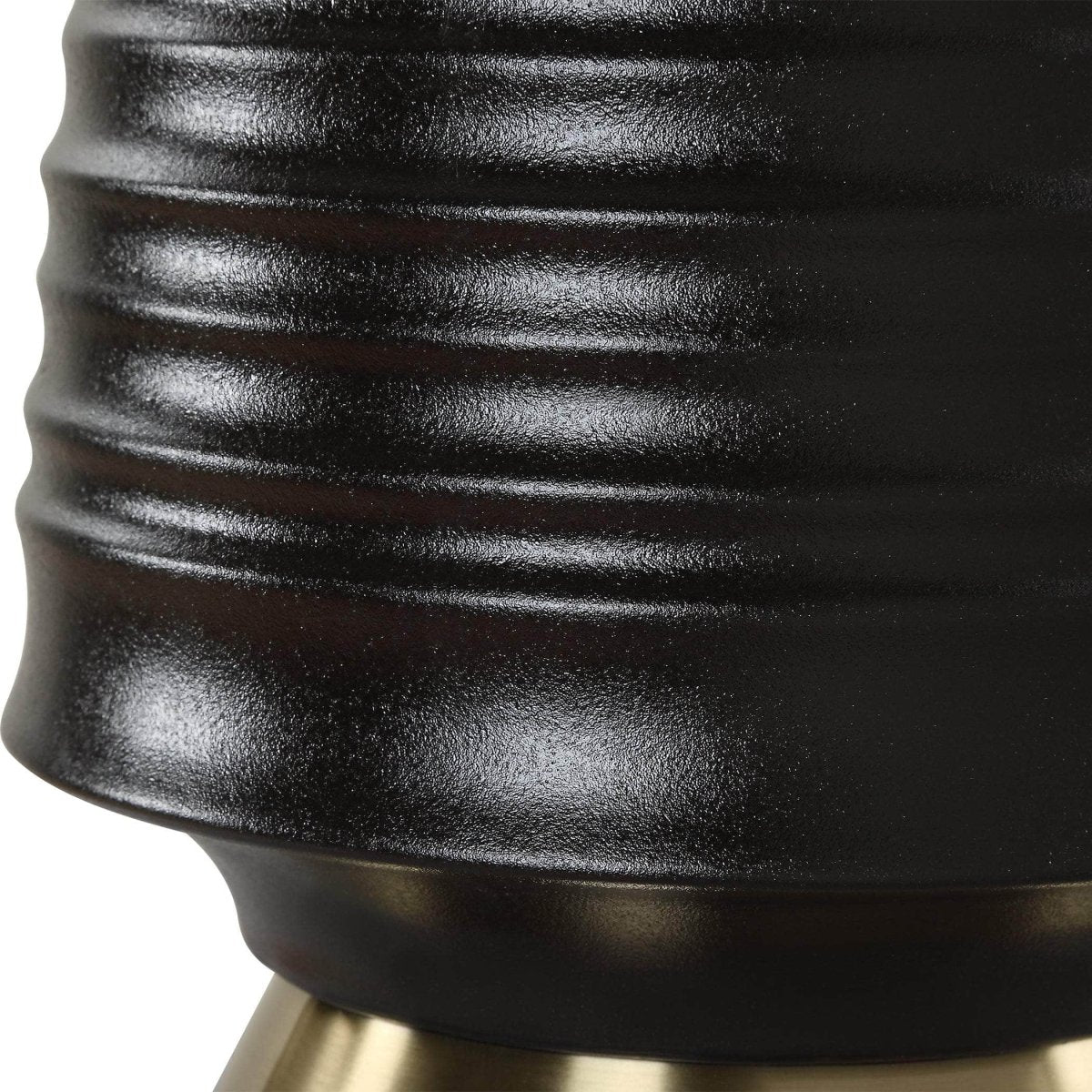 Foster Black Glaze Table Lamp - Uttermost - Table Lamps by Modest Hut