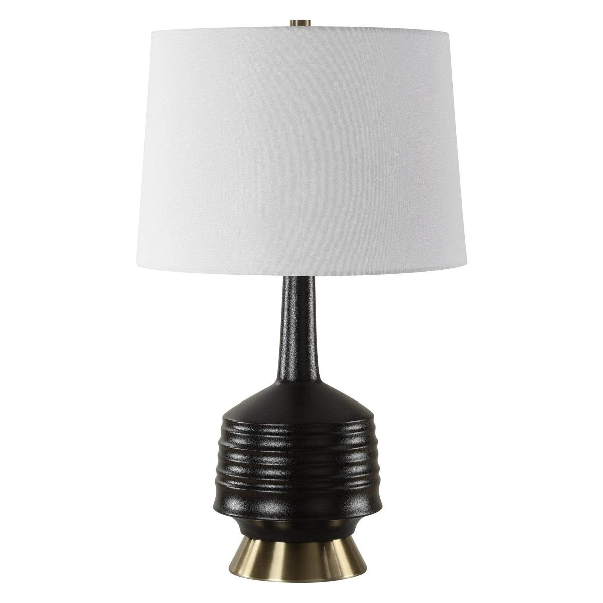 Foster Black Glaze Table Lamp - Uttermost - Table Lamps by Modest Hut