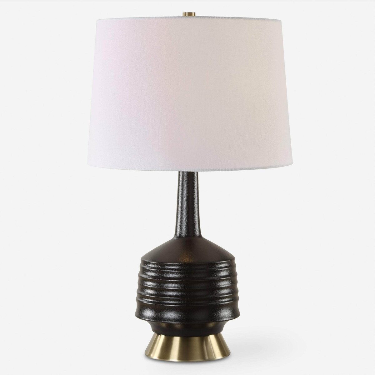 Foster Black Glaze Table Lamp - Uttermost - Table Lamps by Modest Hut