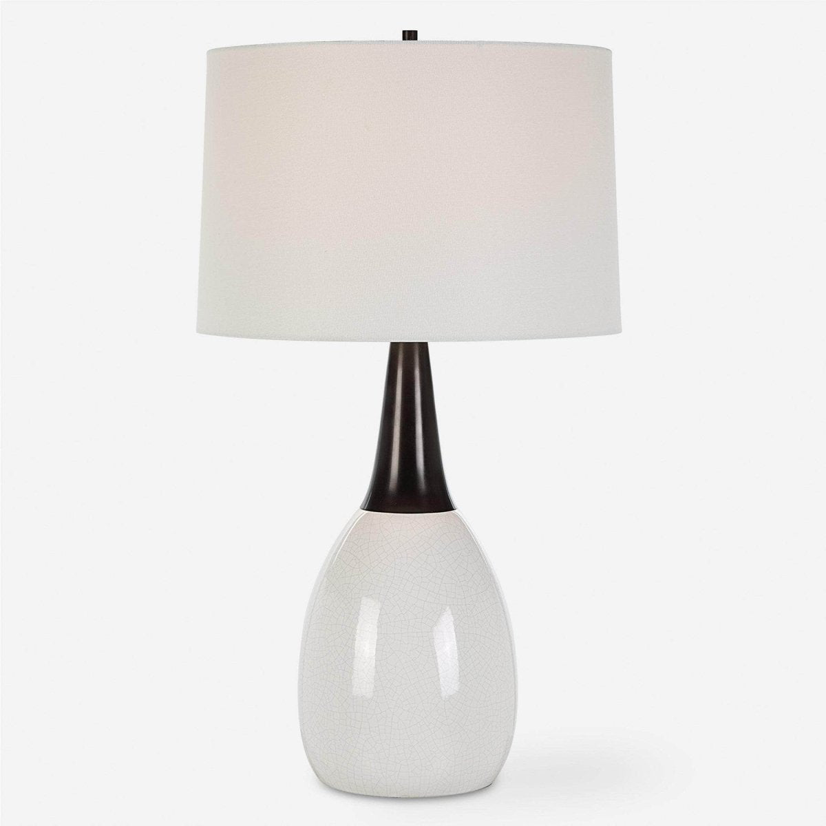 Fralin White Table Lamp - Uttermost - Table Lamps by Modest Hut