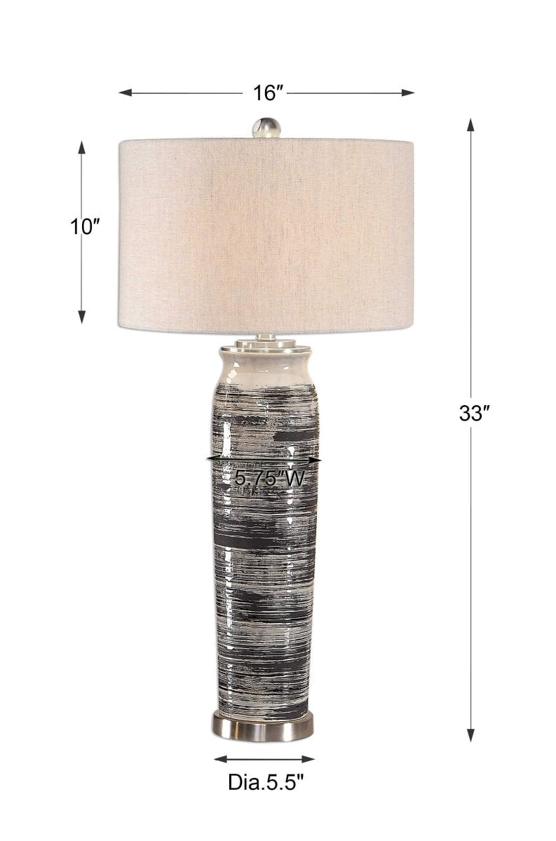 Freid Ceramic Table Lamp - Uttermost - Table Lamps by Modest Hut