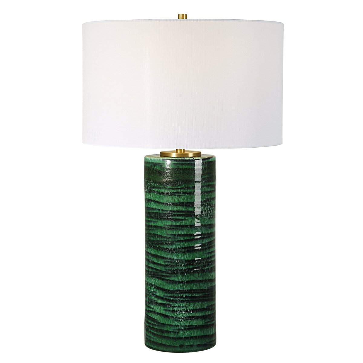 Galeno Emerald Green Table Lamp - Uttermost - Table Lamps by Modest Hut