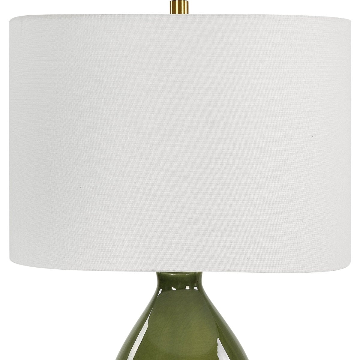 Gourd Green Table Lamp - Uttermost - Table Lamps by Modest Hut