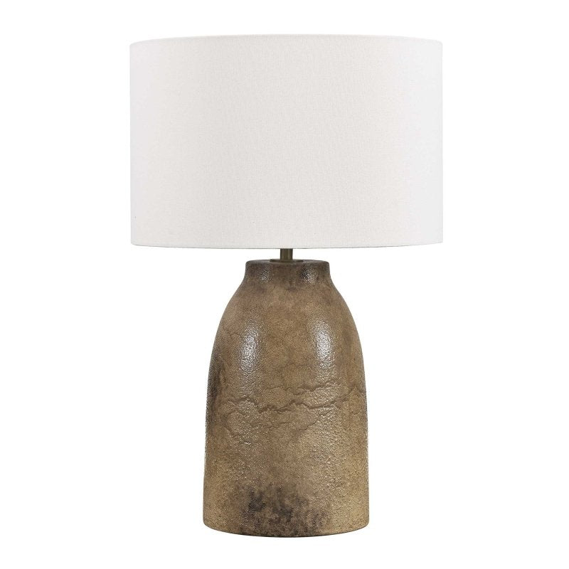 Harris Mottled Brown Table Lamp - Table Lamps