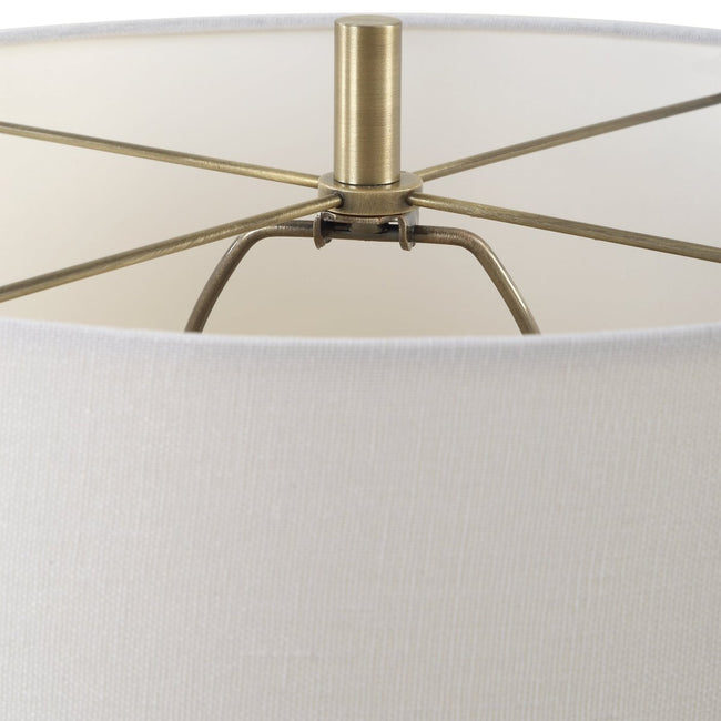 Hexagon Marble Accent Lamp - Uttermost - Table Lamps by Modest Hut