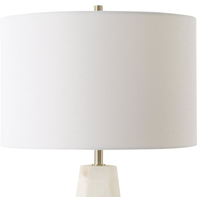 Hexagon Marble Accent Lamp - Uttermost - Table Lamps by Modest Hut