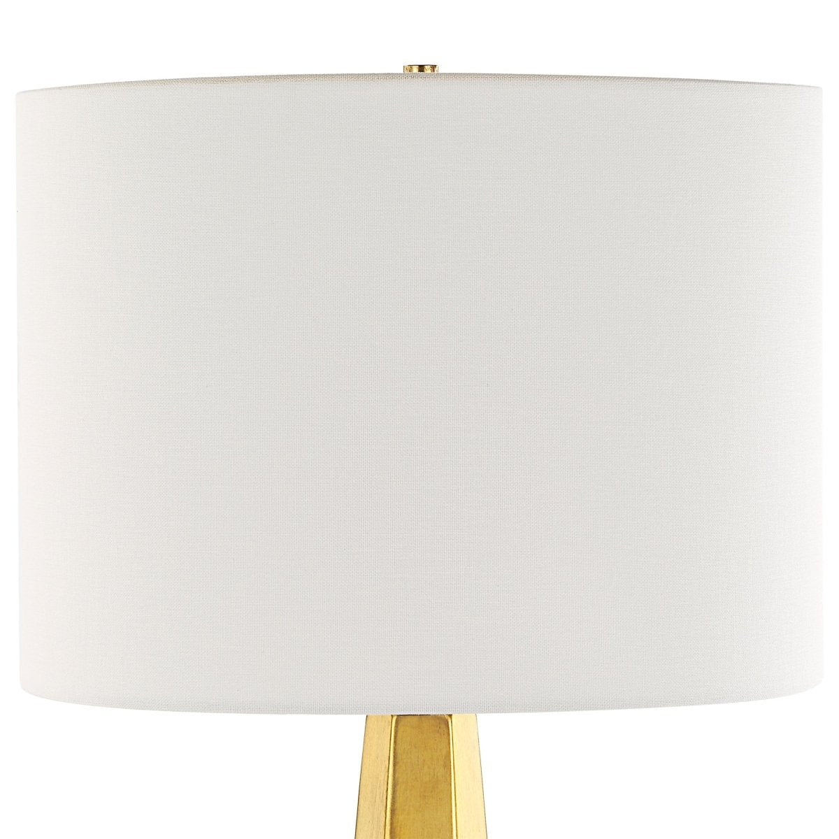 Hexagon Shaped Gold Ceramic Table Lamp - Uttermost - Table Lamps by Modest Hut