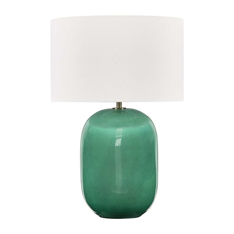 Hollis Teal Table Lamp - Table Lamps