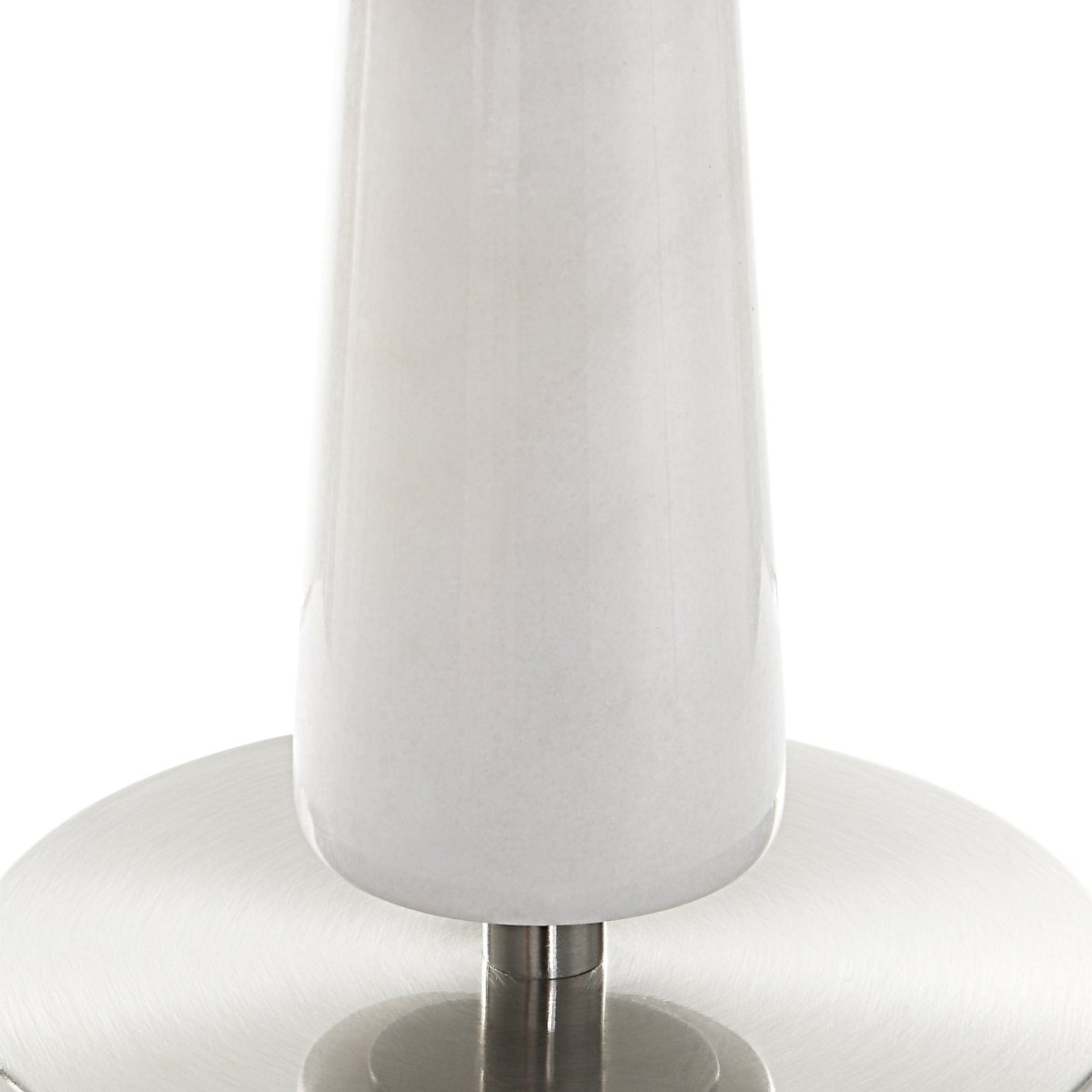 Hourglass White Table Lamp - Uttermost - Table Lamps by Modest Hut