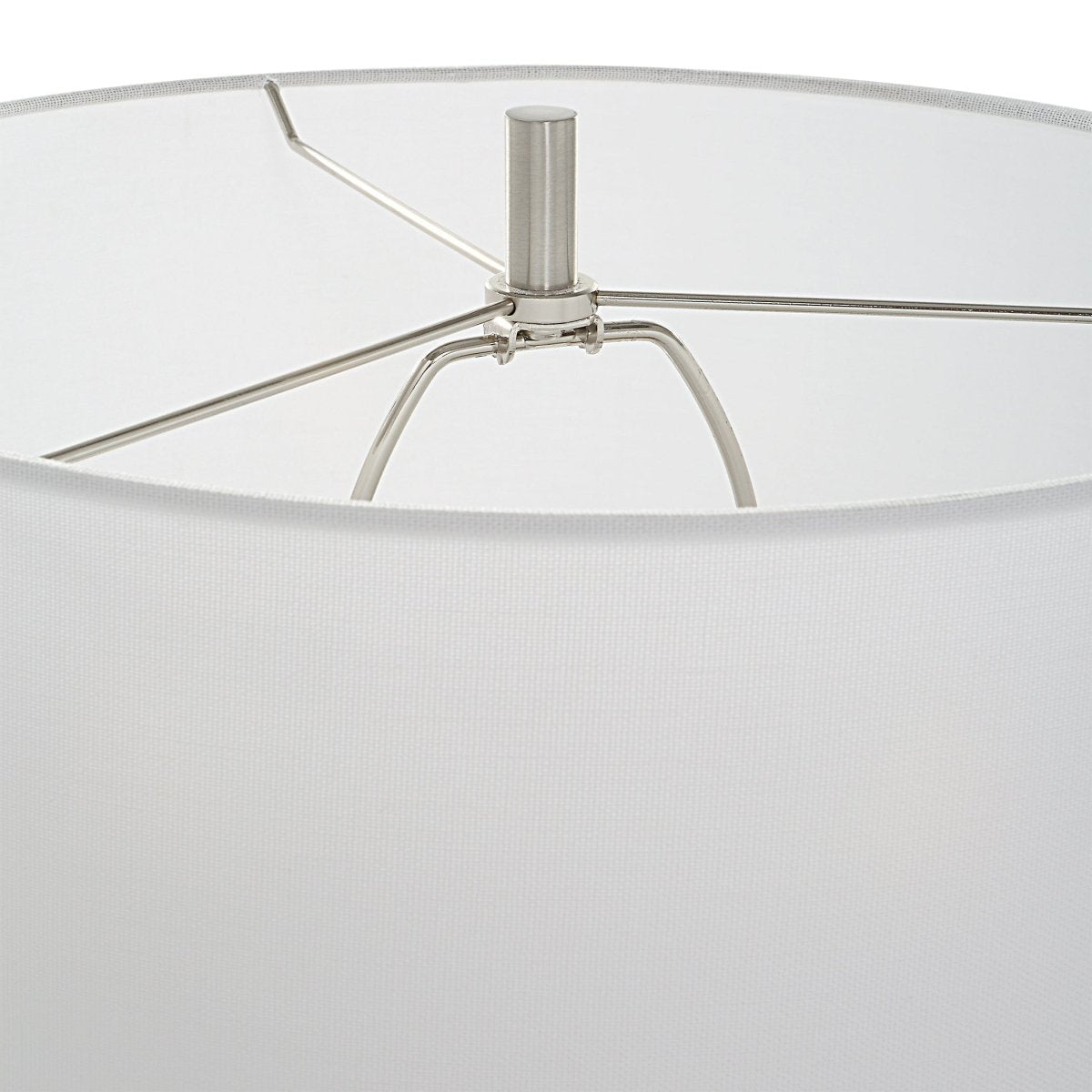 Hourglass White Table Lamp - Uttermost - Table Lamps by Modest Hut