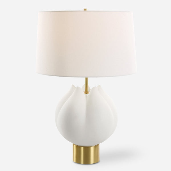In Bloom White Table Lamp - Uttermost - Table Lamps by Modest Hut