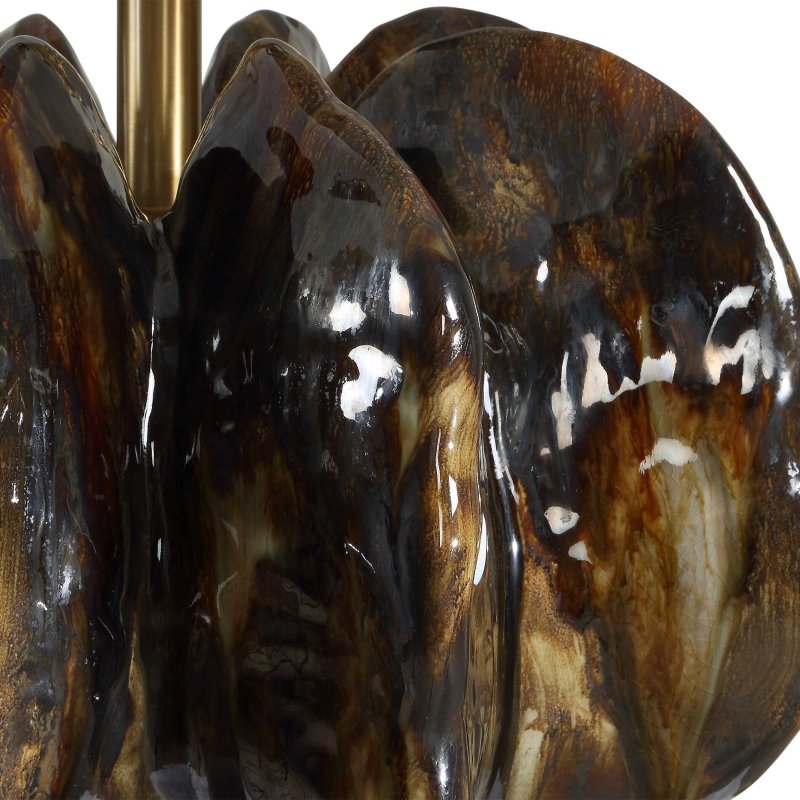 Jaudon Brown Glass Table Lamp by Uttermost alternate view 5