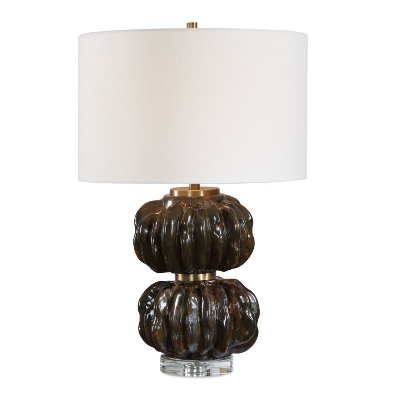 Alternate view of the Jaudon Stacked Table Lamp by Uttermost