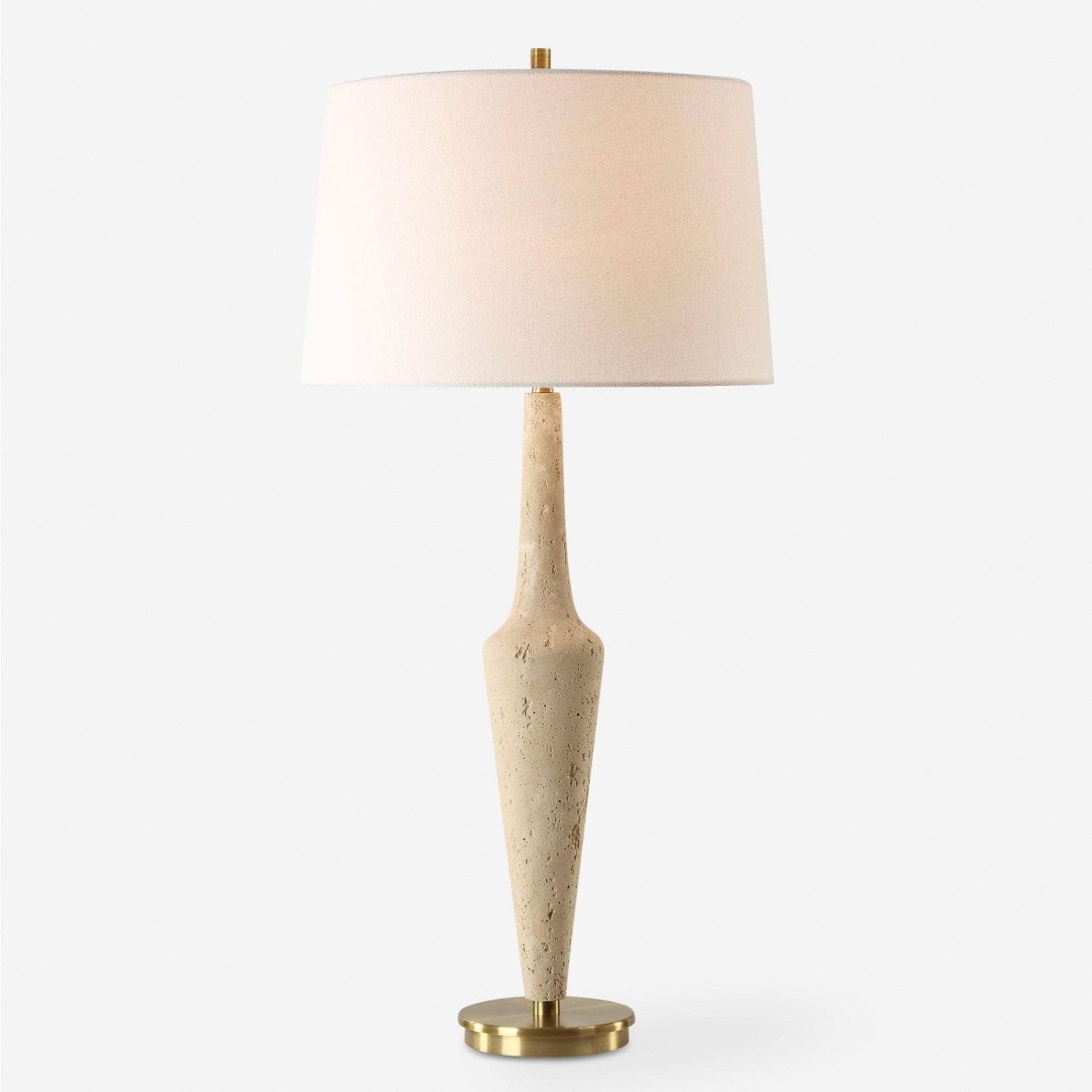 Juliet Travertine Table Lamp - Uttermost - Table Lamps by Modest Hut