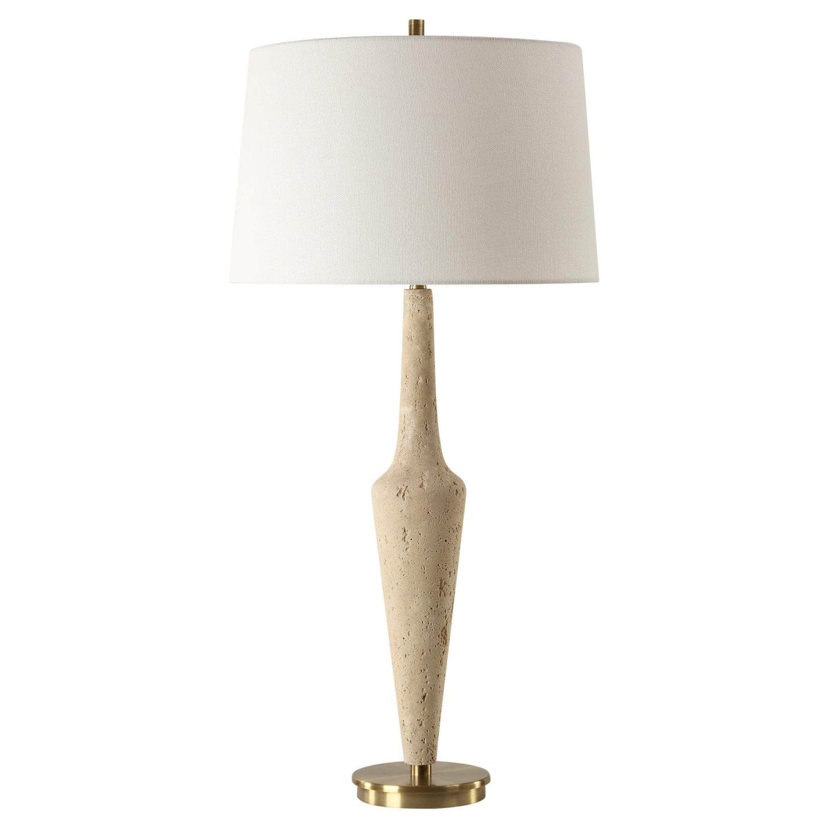 Juliet Travertine Table Lamp - Uttermost - Table Lamps by Modest Hut