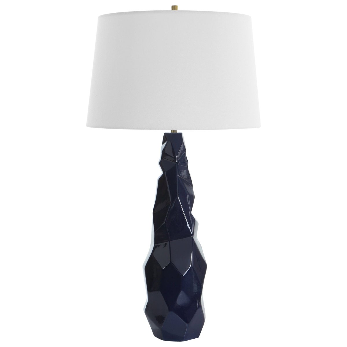 Kavos Geometric Blue Table Lamp - Uttermost - Table Lamps by Modest Hut