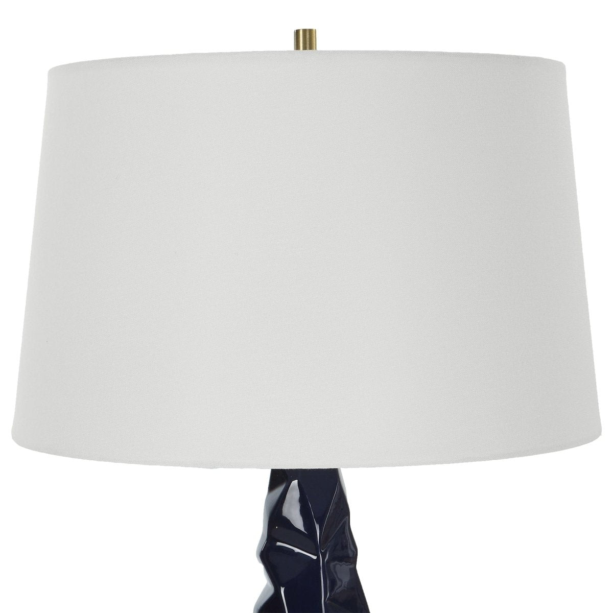 Kavos Geometric Blue Table Lamp - Uttermost - Table Lamps by Modest Hut