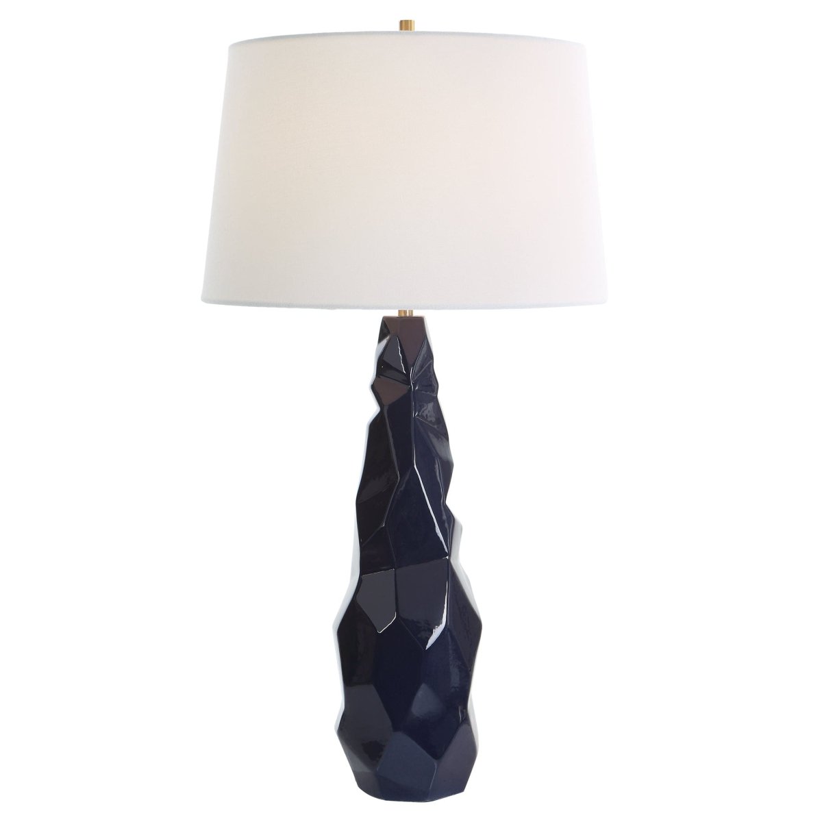 Kavos Geometric Blue Table Lamp - Uttermost - Table Lamps by Modest Hut