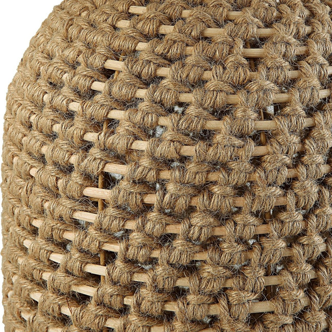 Kendari Rope & Rattan Table Lamp - Uttermost - Table Lamps by Modest Hut