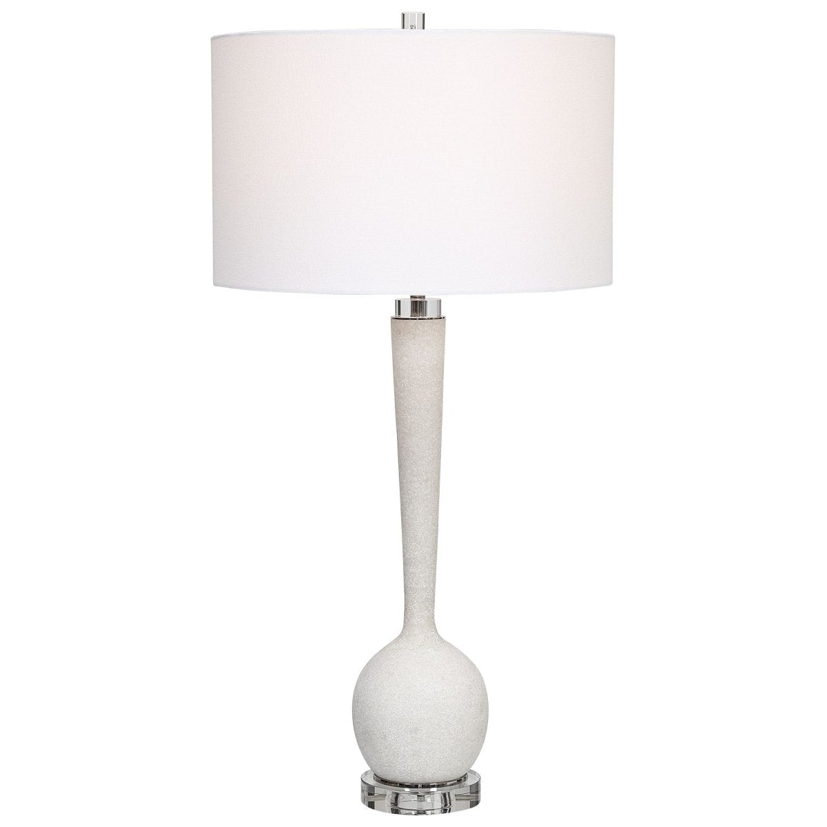 Kently White Marble Table Lamp - Uttermost - Table Lamps by Modest Hut