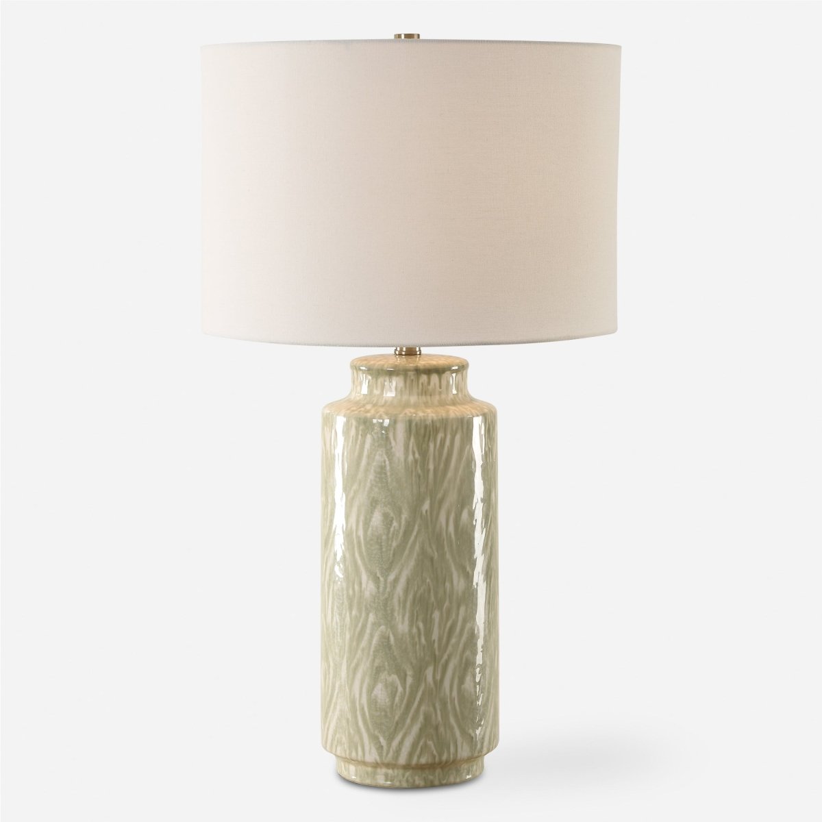 Laurel Sage Ceramic Table Lamp - Uttermost - Table Lamps by Modest Hut