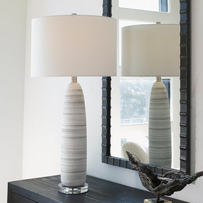 Levadia Matte White Table Lamp - Uttermost - Table Lamps by Modest Hut