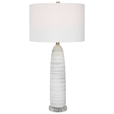 Levadia Matte White Table Lamp - Uttermost - Table Lamps by Modest Hut