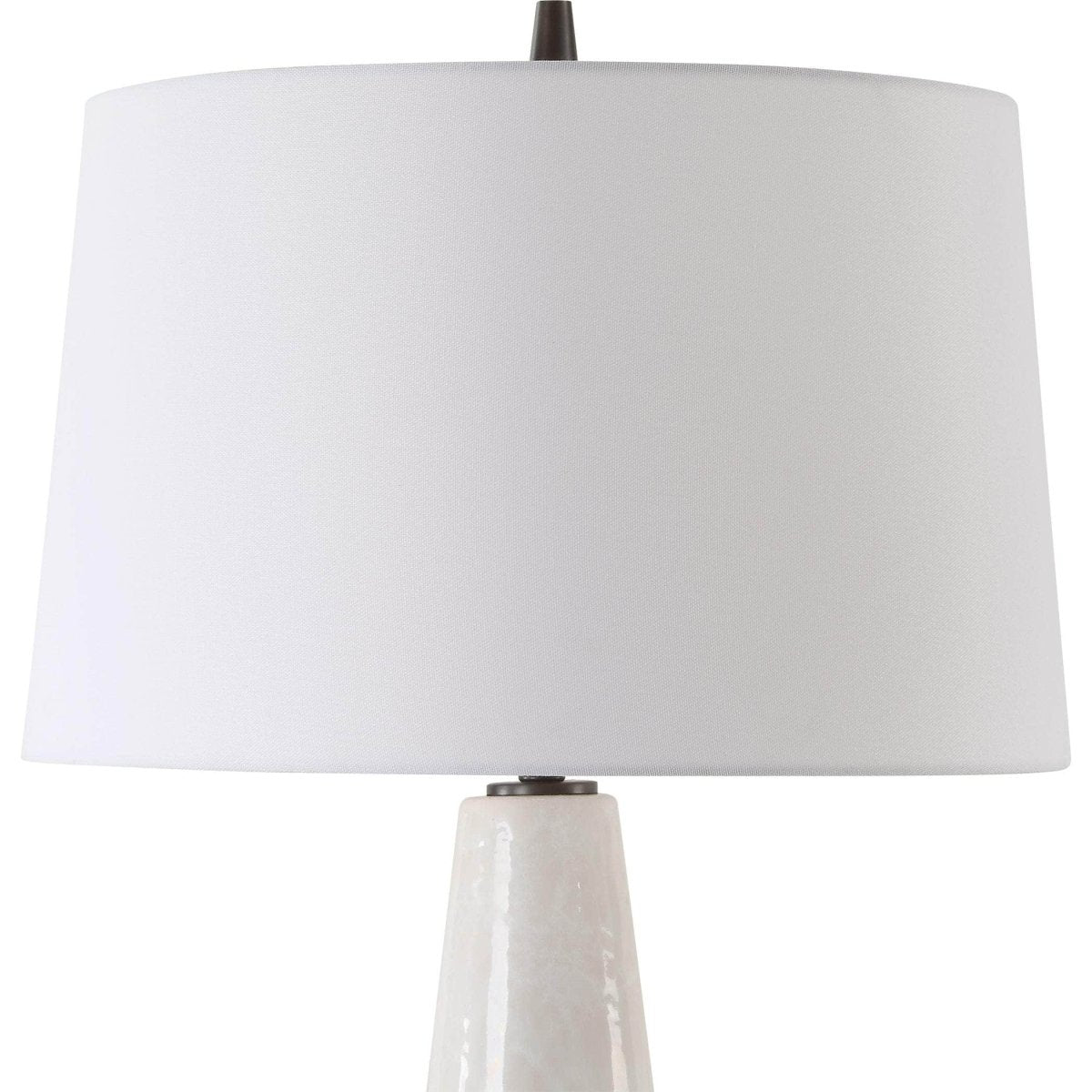 Loire Ivory Glaze Table Lamp - Uttermost - Table Lamps by Modest Hut