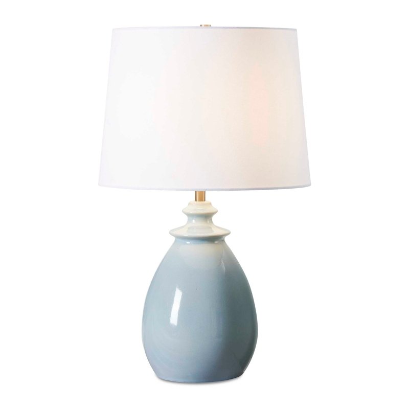 Lorene Light Blue Table Lamp - Table Lamps