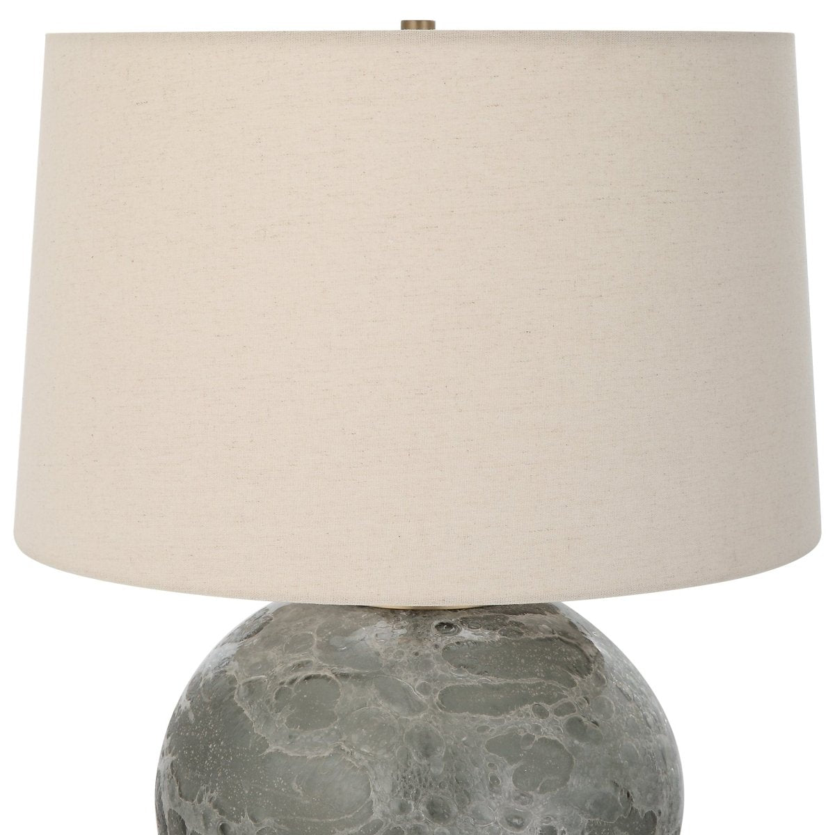 Lunia Gray Glass Table Lamp - Uttermost - Table Lamps by Modest Hut