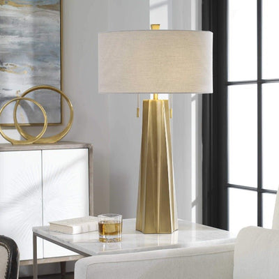 Mari Gold Table Lamp - Uttermost - Table Lamps by Modest Hut