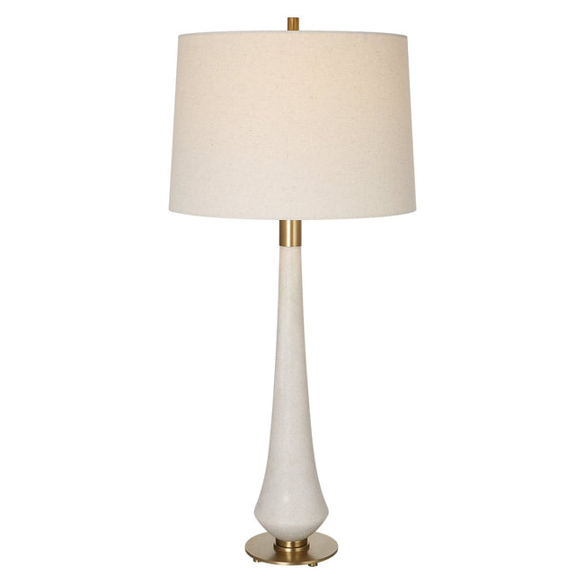 Marille Ivory Stone Table Lamp - Uttermost - Table Lamps by Modest Hut