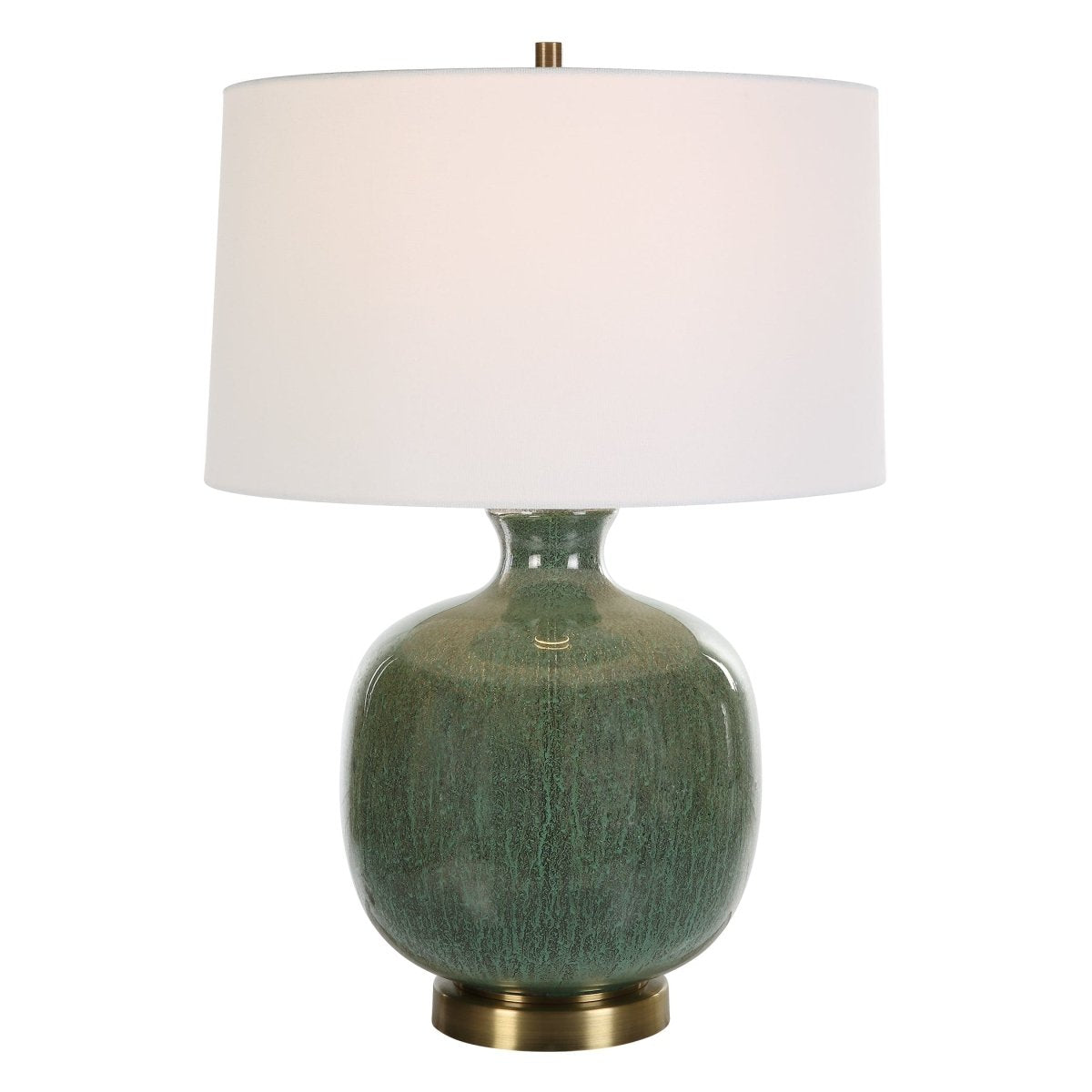 Nataly Aged Green Table Lamp - Uttermost - Table Lamps by Modest Hut