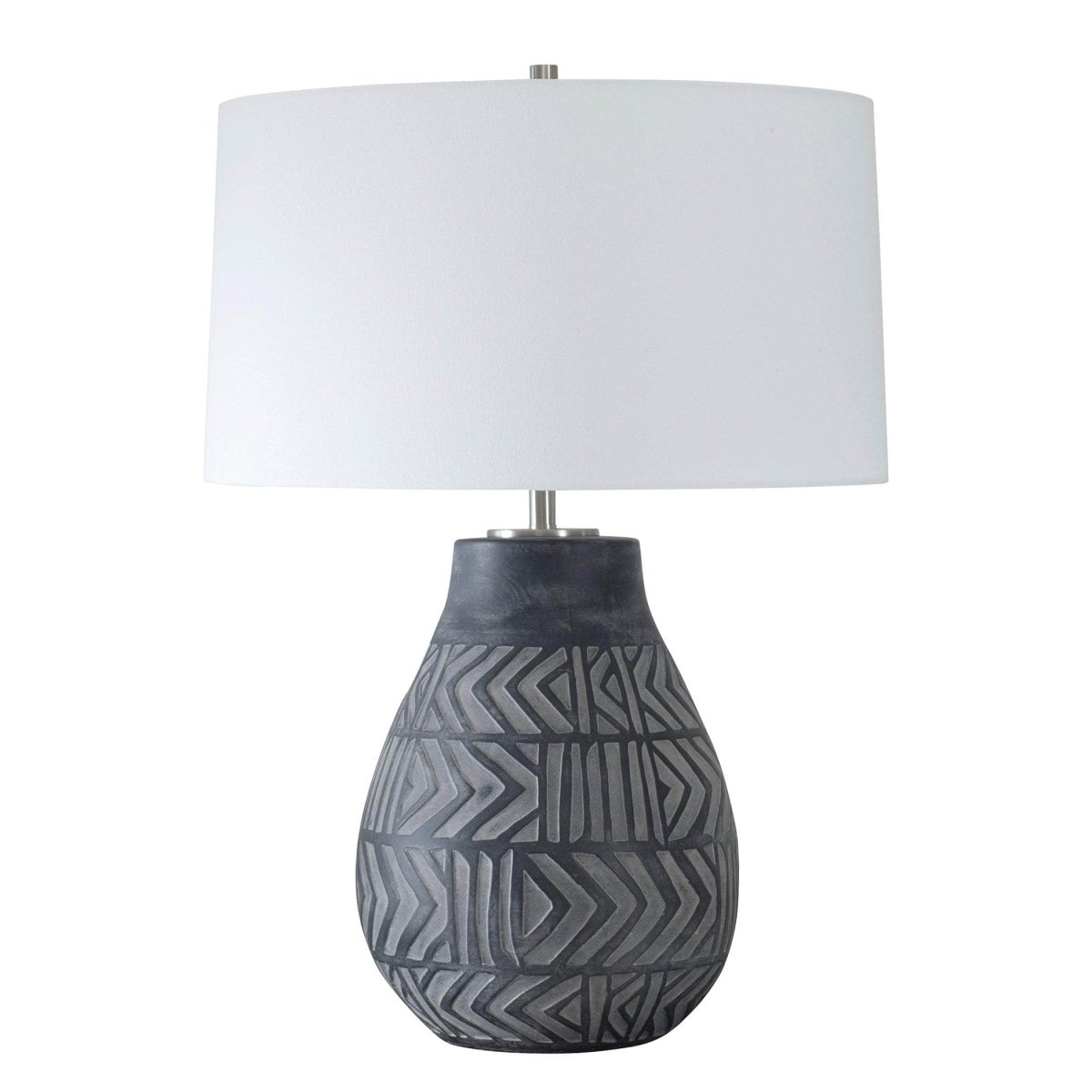 Natchez Charcoal Table Lamp - Uttermost - Table Lamps by Modest Hut