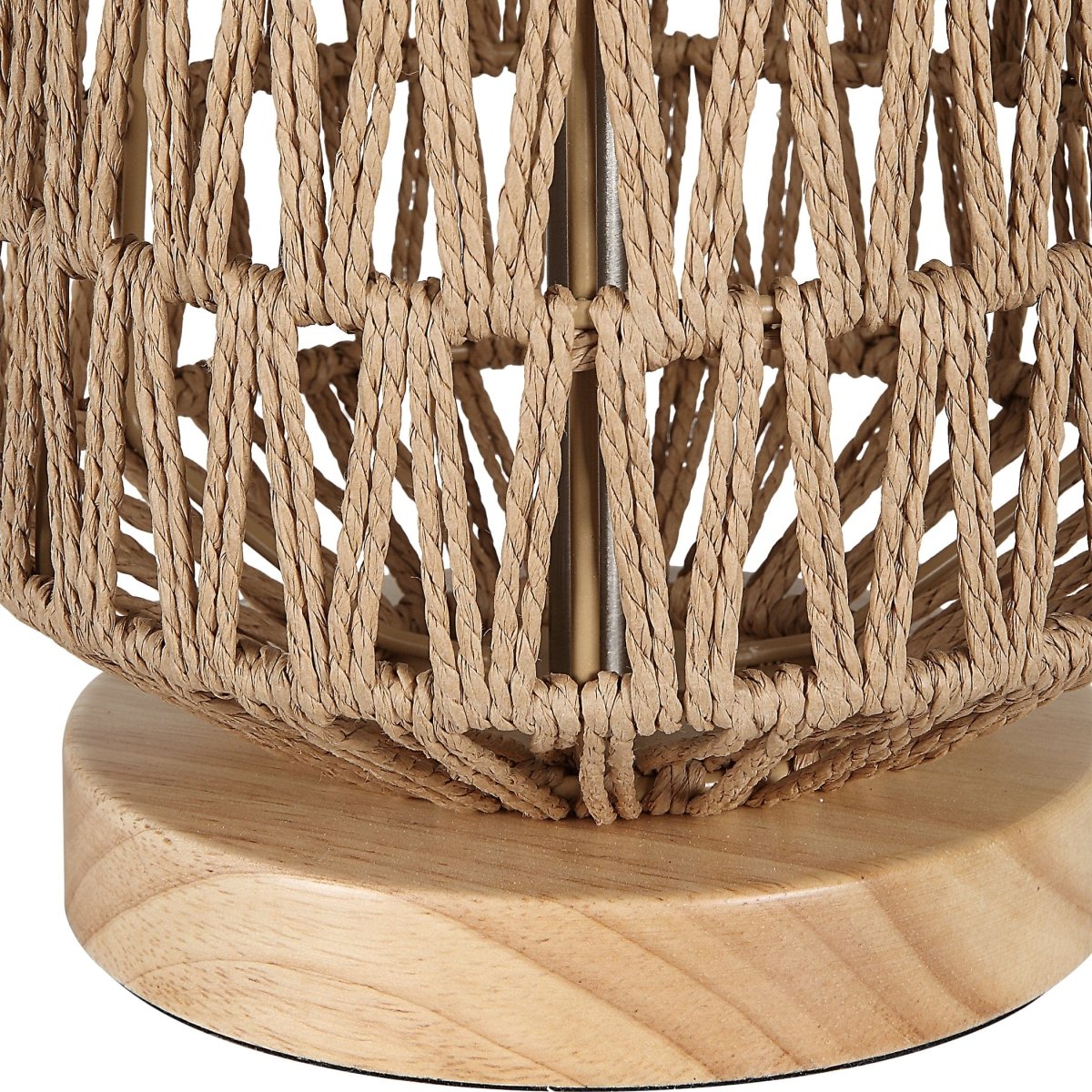 Natural Rope Casual Table Lamp - Uttermost - Table Lamps by Modest Hut