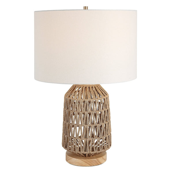 Natural Rope Casual Table Lamp - Uttermost - Table Lamps by Modest Hut