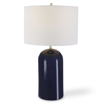 Navy Ceramic Dome Table Lamp - Uttermost - Table Lamps by Modest Hut