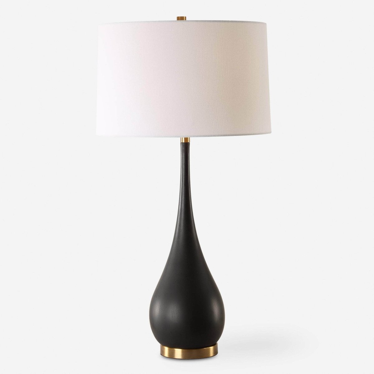 Nocturnal Black Table Lamp - Uttermost - Table Lamps by Modest Hut