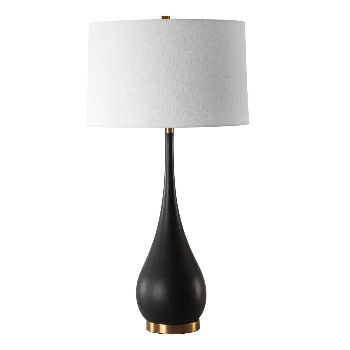 Nocturnal Black Table Lamp - Uttermost - Table Lamps by Modest Hut